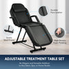 VONLUCE Massage Bed Chair with Stool Adjustable Beauty Spa Table Salon Parlour
