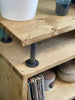 Reclaimed Wood Record Stand Urban Reclamation Rustic Solid Wood Storage