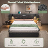Upholstered Bed With Storage, Ottoman Bed Frame King Size Storage Bed 5ft Grey