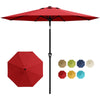 2.7M Garden Parasol Sun Shade Canopy Patio Outdoor Umbrella Crank Tilt UPF 50+