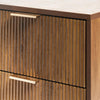 OHS Ribbed Bedside Table Cabinet 3/4/5/6 Draw Nightstand Side Board