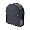 Arched Storage Cupboard Hanging Cabinet with Doors Wall-mounted Storage Cabinet