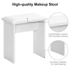 Modern LED Dressing Table with Stool Cabinet Drawer Makeup Desk Vanity Table Set