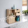Cube Wooden Bookcase Shelving Storage Display Shelves Stand Furniture Unit Oak
