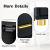 180 cm Tall Bathroom Cabinet Narrow Storage Organizer w/ 3 Doors-Black