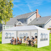 Gazebo Marquee Party Tent With Sides Waterproof Garden Patio Outdoor Canopy 3x6M