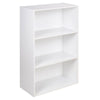 5 Tier Wooden Free Standing Display Cabinet Bookcase Wide Shelves Drawer Storage