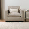 Dusk Boston Stone Velvet Loveseat Armchair RRP £699