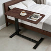 Medical Overbed Bedside Table Adjustable Height with Wheels Hospital Home Desk
