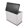 975L Outdoor Storage Box Garden Patio Plastic Chest Container Multibox with Base