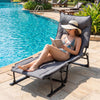 Lounge Sleeper Bed w/6-Position Adjustable Backrest