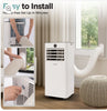 SereneLife Portable Air Conditioning Unit 9,000 BTU 4-in-1 SLPACHT92UK
