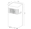 GoodHome Mobile 3-in-1 Local Air Conditioner 220-240V 5000BTU