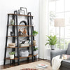 5 TIER LADDER SHELF WOOD FLOWER RACK CORNER STORAGE UNIT PLANT STAND DISPLAY UK