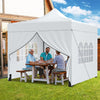 10 x 10 FT Heavy-duty Easy Setup Commercial Tent w/ Wheeled Bag