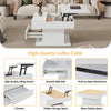Coffee Table with 360° Rotating, Lift Top, Hidden Storage Compartment & 1 Drawer