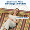 2 Person Hammock with Stand,Adjustable Steel Frame,Garden Patio Hammock Bed