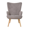Tub Accent Chair Velvet Living Room Armchair with Soft Seat for Home/Dining Room