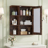 Modern Wall Mounted Medicine Cabinet w/3 Internal Shelves