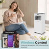 SereneLife Portable Air Conditioner 9000 BTU - WiFi Air with Dehumidifier & Fan