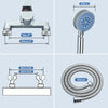 Chrome Luxury Bathroom Sink Bath Filler Tap Shower Mixer Taps with Hand Held Set