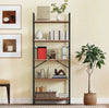 Vintage Industrial Bookcase Display Storage Shelving Unit Metal Tall Rustic