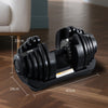 Adjustable Dumbbell 40kg Set Pair Hand Weight Dumbbell Home Gym Fitness Exercise