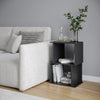 Modern Side Sofa Couch Small End Table Rustic Coffee Narrow Slim Furniture Unit