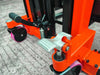 Adjustable Manual Straddle Stacker 1T 2.5M (Wide Leg Hydraulic Fork Lift)