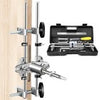 Door Lock Mortiser Kit, Lock Fitting Jig Maintenance Set Woodworking Hole Saw
