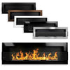 Bio Ethanol Fireplace Biofire Fire Wall Modern Stylish 1200 x 400 GLASS 5