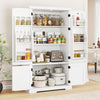 Kitchen Modern Floor Storage Cabinet Pantry Cabinet with 4 Doors