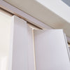 Panana Folding Door Effect PVC Internal Accordion Concertina Sliding Door White
