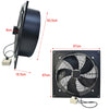 Industrial Ventilation Extractor Metal Plate Fan Axial Exhaust Commercial Blower