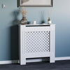 White Radiator Cover MDF Small Large Modern Wood Slat Grill Cabinet Furniture