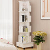 4-Layer 360° Rotating Bookshelf Bookcase Display Floor Standing Storage Rack NEW