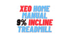 Treadmill 9% Incline Electric Folding Walking Running Machine Machine Home Gym