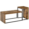 Set of 2 Coffee Tables, Side Table, Tea Table for Living Room Bedroom