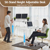 120-140cm Electric Standing Desk Adjustable Height Sit Stand Office Desk UK