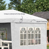 3 x 6m Heavy Duty Gazebo Marquee Party Tent with Storage Bag Grey