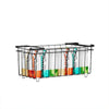 4 Pack Chest Freezer Baskets Kitchen Storage Baskets Stackable Carbon Steel Wire