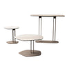 Console Table Ceramic Glass Top Cappuccino Metal Frame Entryway Hallway Home