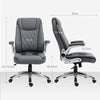 Vinsetto High Back Executive Office Chair Home Swivel Dark Grey