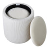 Small Footstool Ottoman Shoe Changing Stool Padded Foot Rest Entryway Livingroom