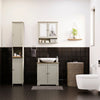 Priano Freestanding Bathroom Cabinet Unit Grey Vanity Cupboard Storage Unit