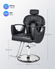 Classic Styling Salon Chair Adjustable Barber Chair Hairdressing 360° Swivel UK