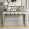 Mirrored Console Table Luxury Freestanding Sofa Side Table for Corridors Lobbies