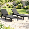4-Position Reclining Chair with Waterproof Rattan Textured PP Surface