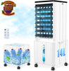 4 In 1 Portable Air Cooler 14L Evaporative Cooling Fan Remote Control 60W