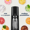 SodaStream 1 Litre Slim Reusable Dishwasher Safe Water Bottles Pack of 2 for Spi